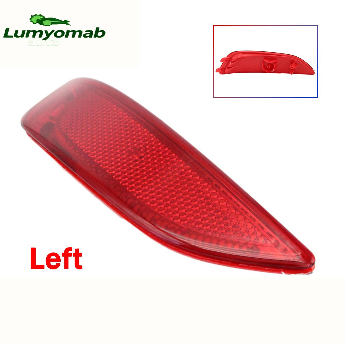 For 2012-2017 Hyundai Accent Hatchback Rear Bumper Reflector Left Driver Side