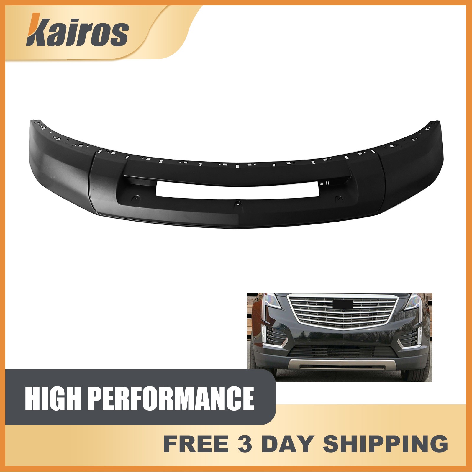 For 2017-2019 Cadillac XT5 Textured Air Dam Deflector Lower Valance 84033182