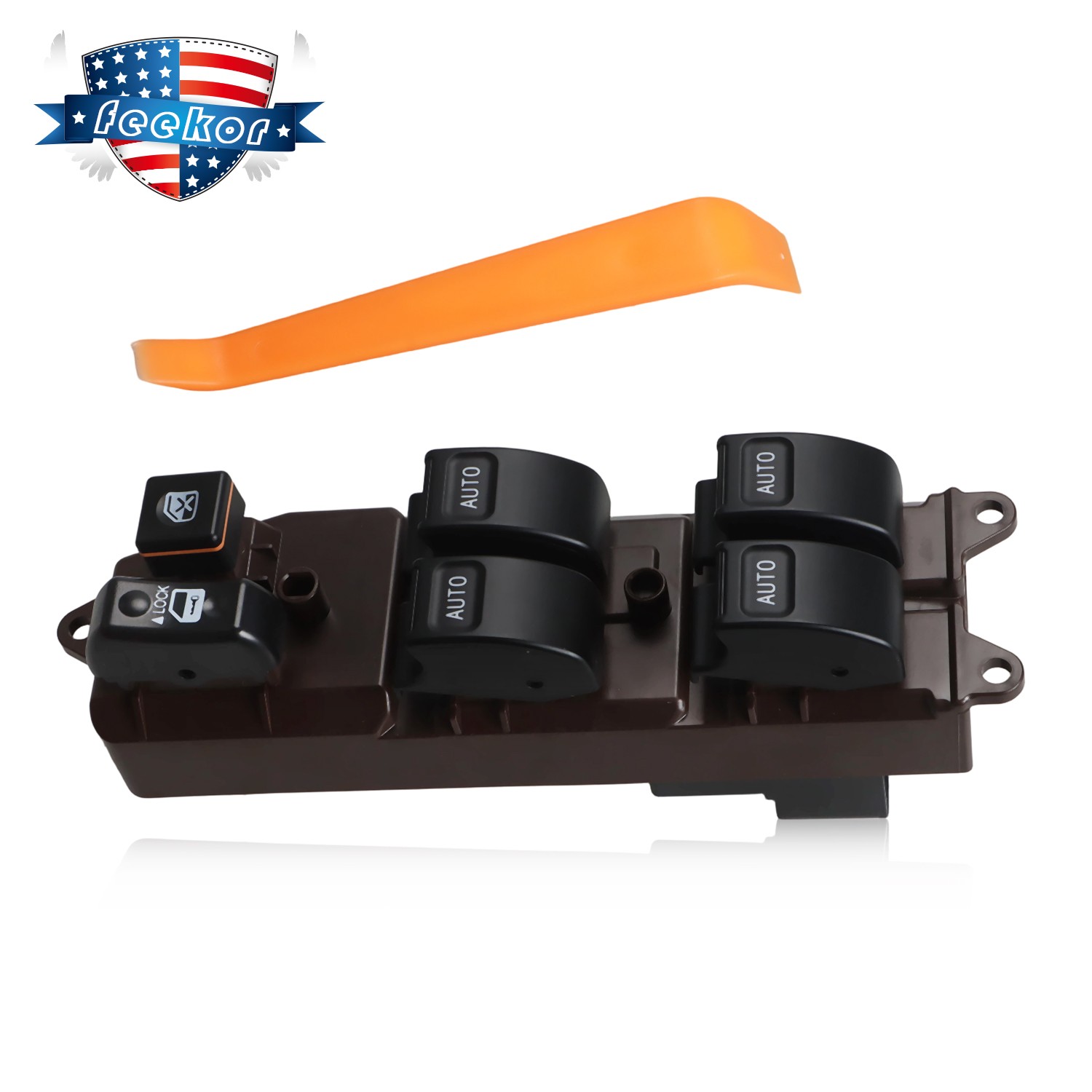New Upgraded White LED Master Power Window Switch for 2005-2011 Toyota Tacoma
