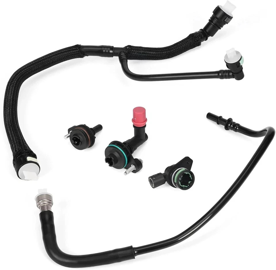 5Pcs PCV Valve & Tube Repair Kit Compatible with Chevrolet Cruze 1.4L 16-19/Trax