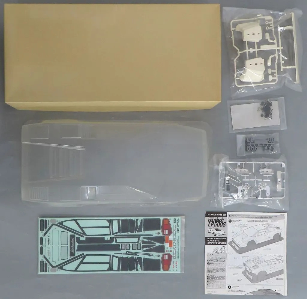 Tamiya 1/10 Lamborghini Countach LP500S 51345 RC Spare Body Set Clear JDM Japan Tamiya 1/10 Lamborghini Countach LP500S 51345 RC Spare Body Set Clear JDM Japan