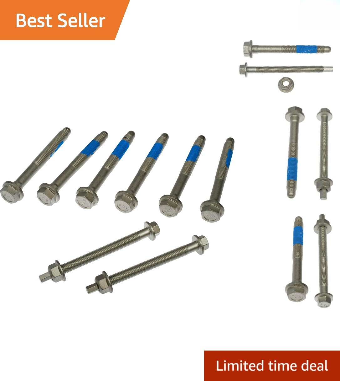 Corrosion-Resistant Body Mount Bolt Set for Cadillac Vehicles - 10 Piece Kit