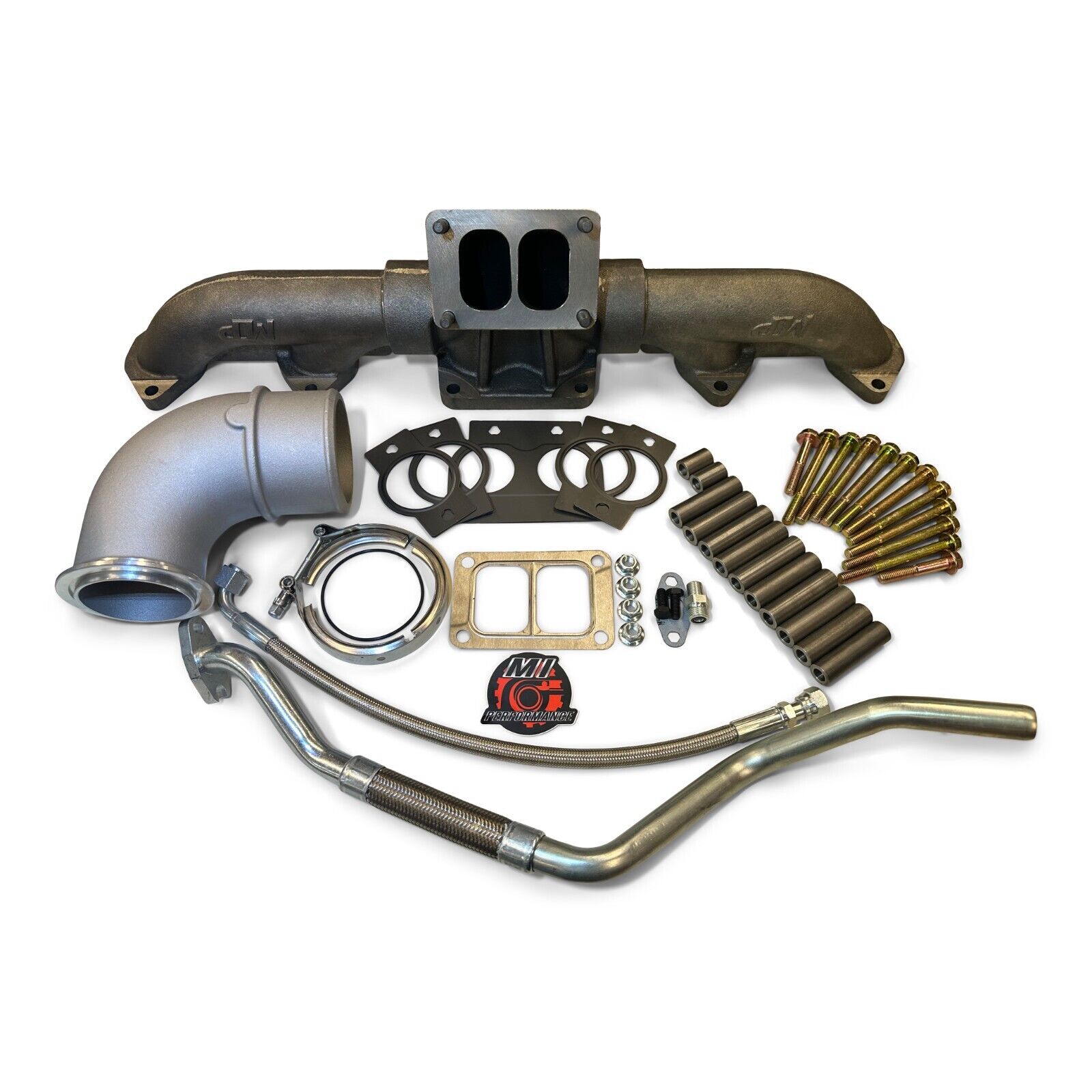 NEW Complete Cummins ISX T6 Manifold Exhaust ISX CM570 Install Kit with 3682674*