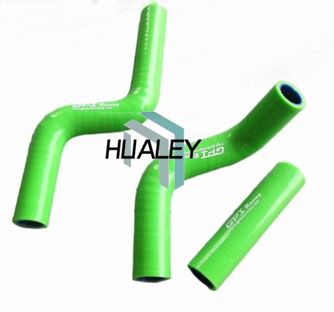 Green Silicone Radiator Hose For 1998-2013 Kawasaki KX80/KX85/KX100