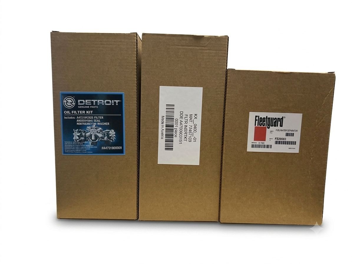Kit de filtros Detroit DD13 DD15 DD16; A4700903151; A4731800909; FS20083 Kit de filtros Detroit DD13 DD15 DD16; A4700903151; A4731800909; FS20083