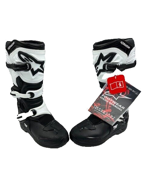 Alpinestars Tech 3 Boots Black/White Size 7 - 2013018-12-7