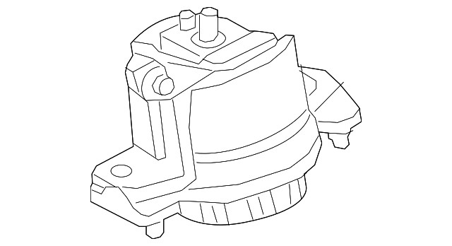 Genuine Jaguar Motor Mount T4A1060