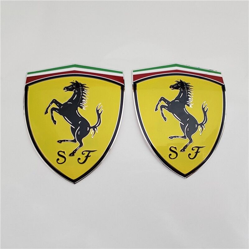 For  Ferrari 458 Italia 458 Spider& Speciale Fender Shield Badge Emblem Modify