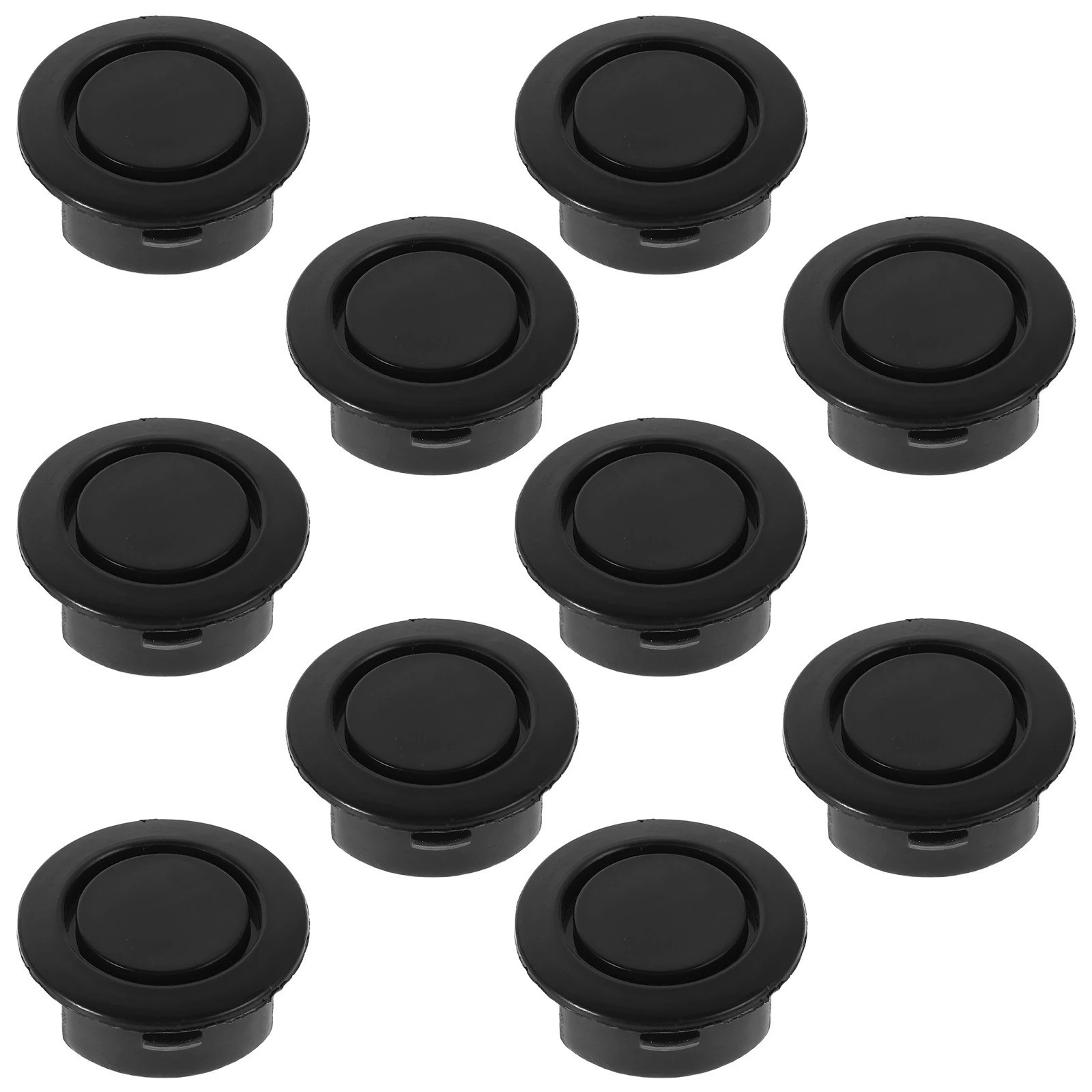10Pcs Car Rear Bumper Radar Covers, Parking Sensor Hole Plugs, Waterproof