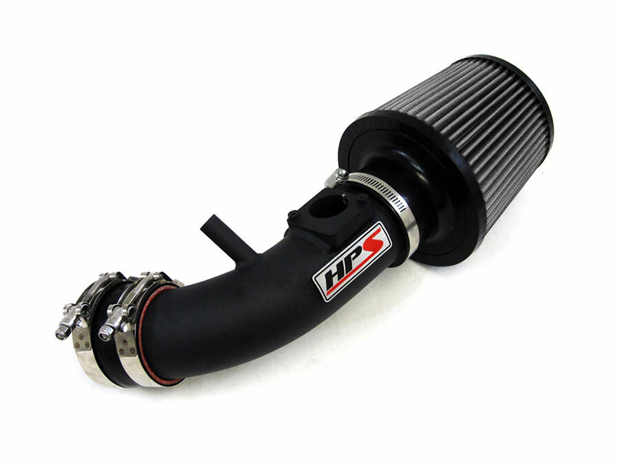 HPS Shortram Air Intake Kit for Mazda 07-13 Mazdaspeed 3 2.3L Turbo BLACK 10 12