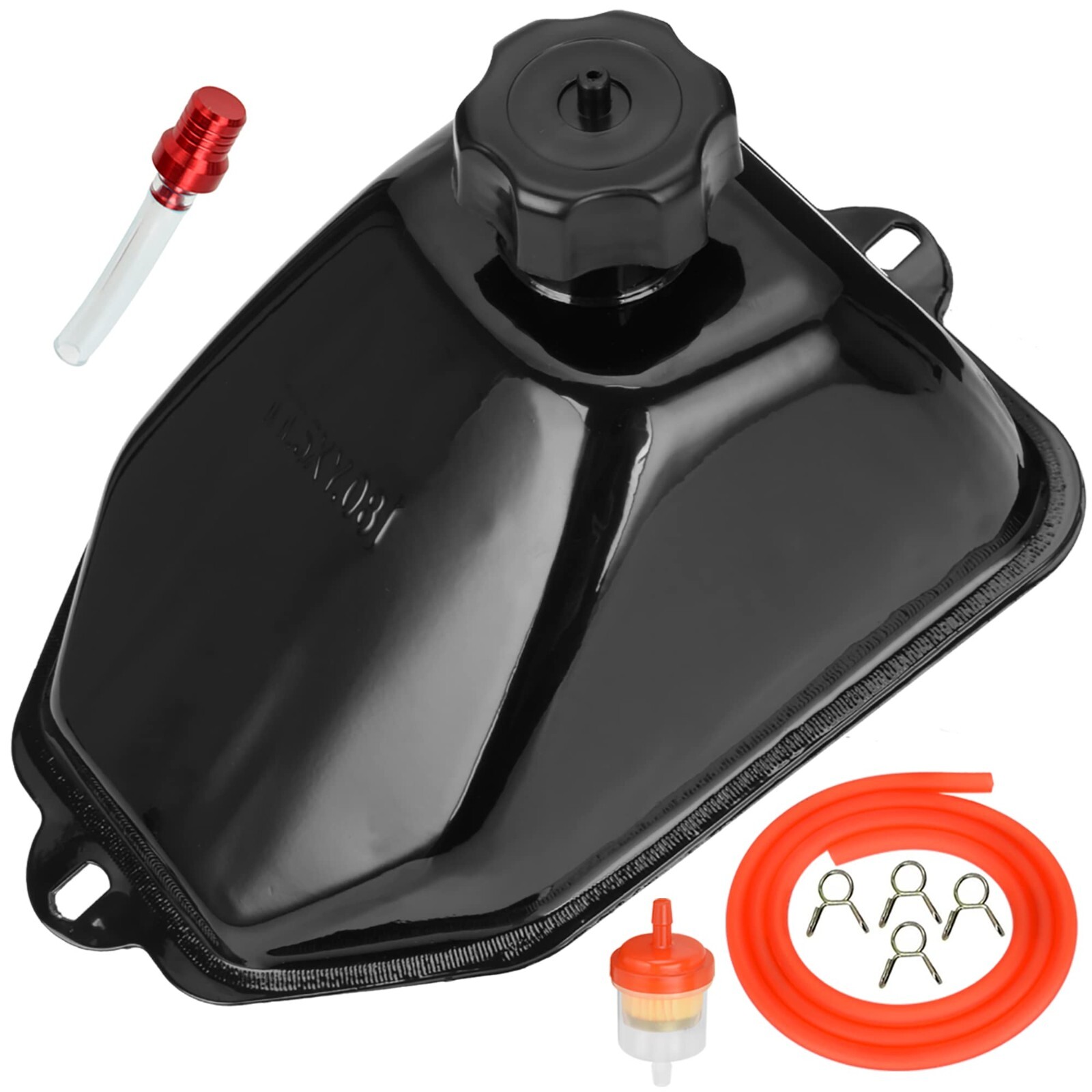 Metal Gas Fuel Petrol Tank Kit For 50cc 90cc 110cc 125cc Sunl ATV Quad 4 Wheeler