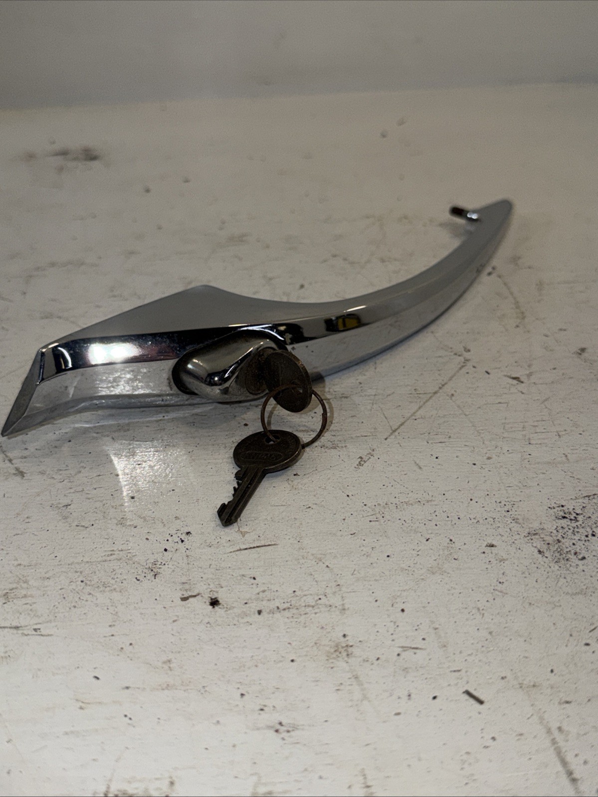 Vintage NOS OEM Jaguar Mark V11 V111 Wilmot Brenden 130955 Chrome Door Handle LH
