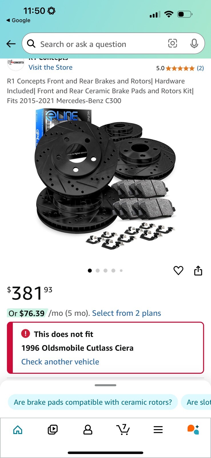 R1 Concept Discs Brake Rotors 633 13009-l R1 Concept Discs Brake Rotors 633 13009-l
