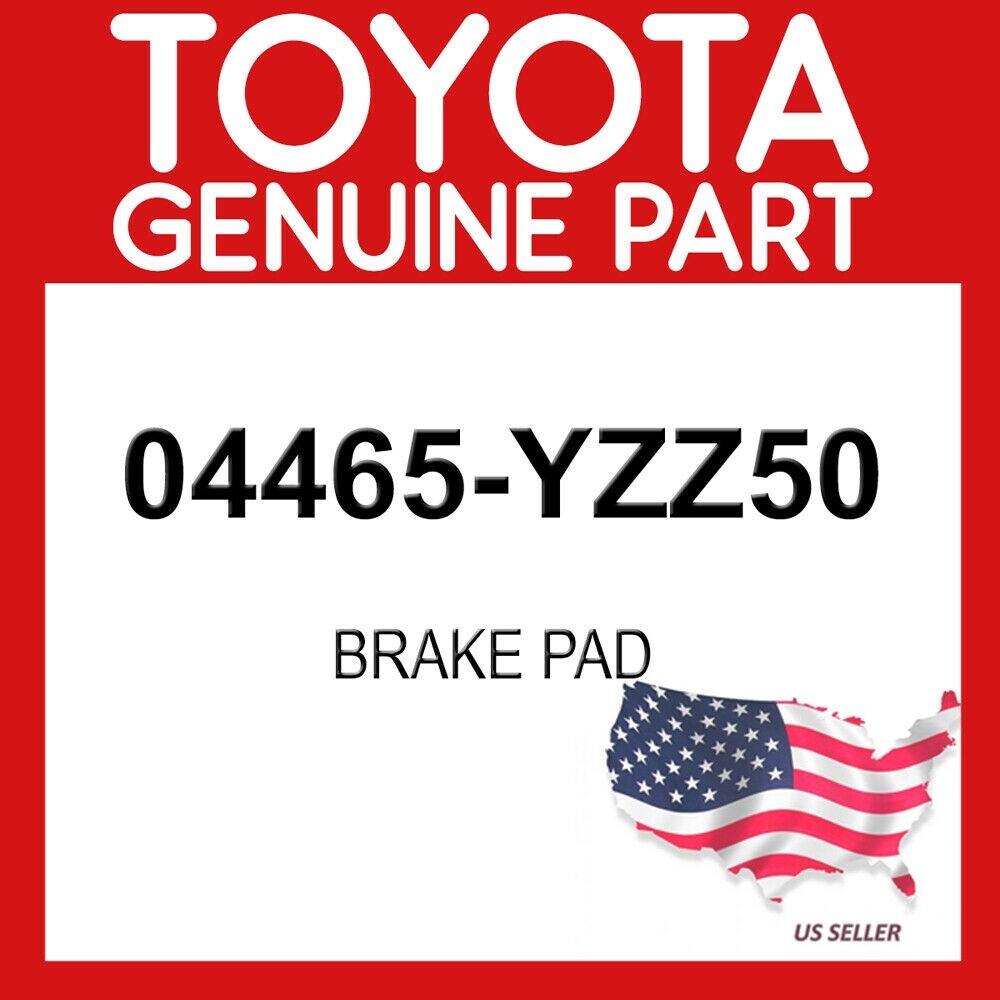 Toyota Genuine 04465-YZZ50 Pad Kit Disc Brake OEM