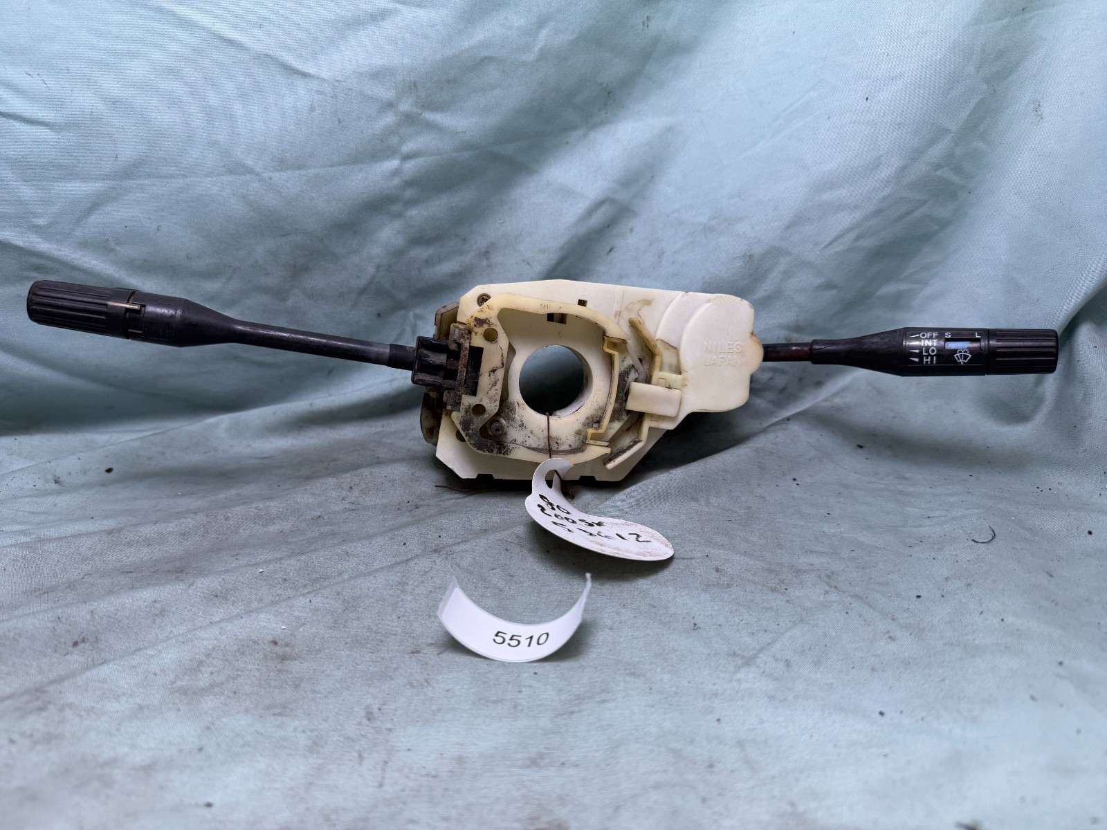 1980 Datsun 200SX Turn Signal Intermittent Windshield Wiper Switch Stalk Lever 1980 Datsun 200SX Turn Signal Intermittent Windshield Wiper Switch Stalk Lever