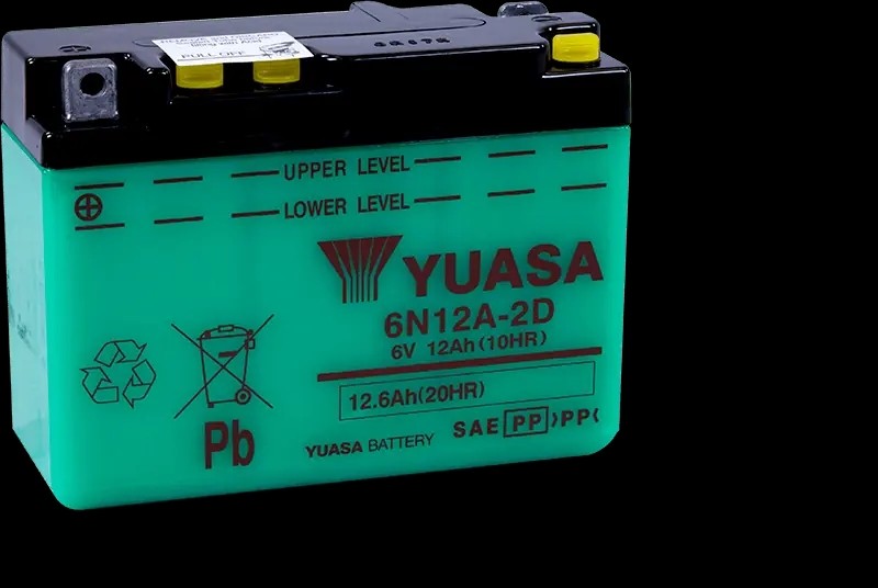 Yuasa 6N12A-2D Conventional 6 Volt Battery