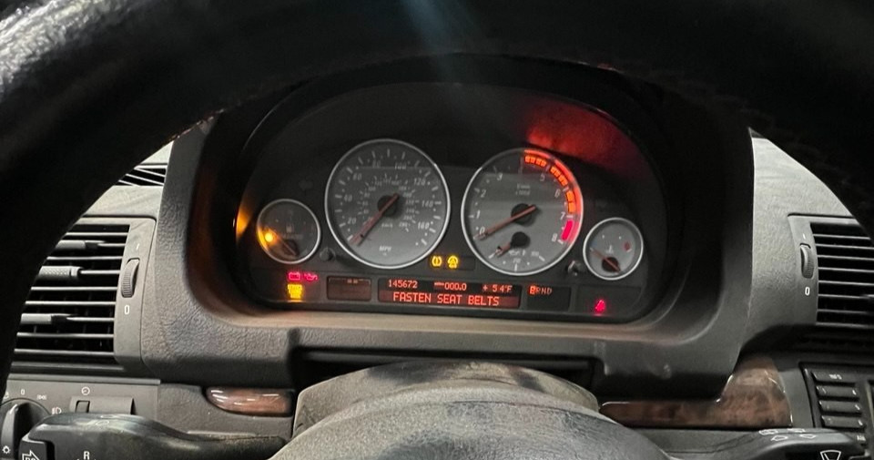 05-06 BMW X5 E53 4.8is A/T INSTRUMENT CLUSTER GAUGE SPEEDOMETER 6979575 OEM