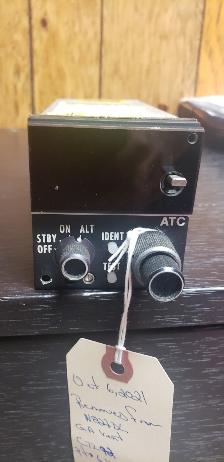 Collins CTL-92 ATC Control Head (P/N 622-6523-008)