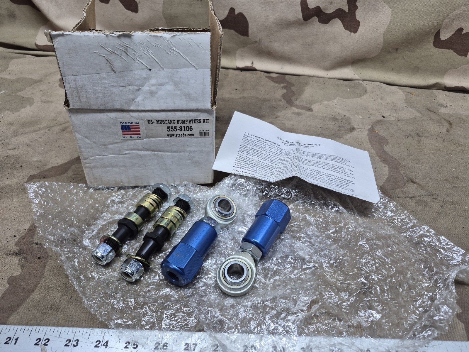 Steeda Ford Mustang Bumpsteer Kit 2005-2014 555-8106 Steeda Ford Mustang Bumpsteer Kit 2005-2014 555-8106