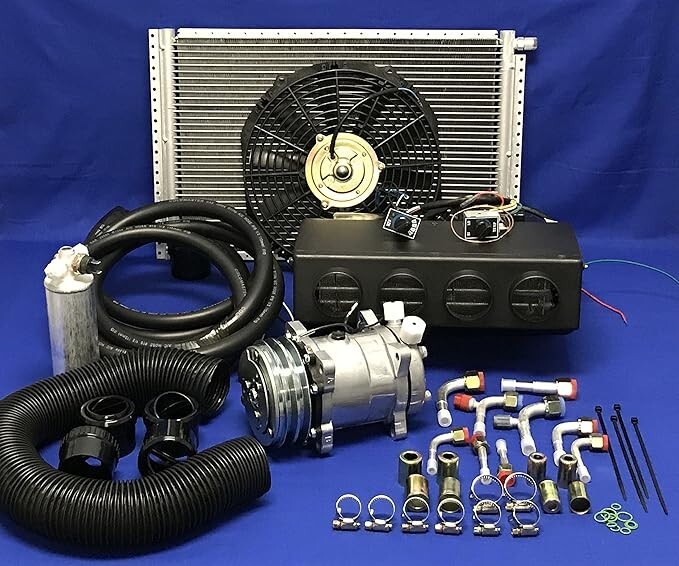 Coldmaster A/C Kit Universal Underdash Evaporator 404-0DC H/C & Elec. Harness