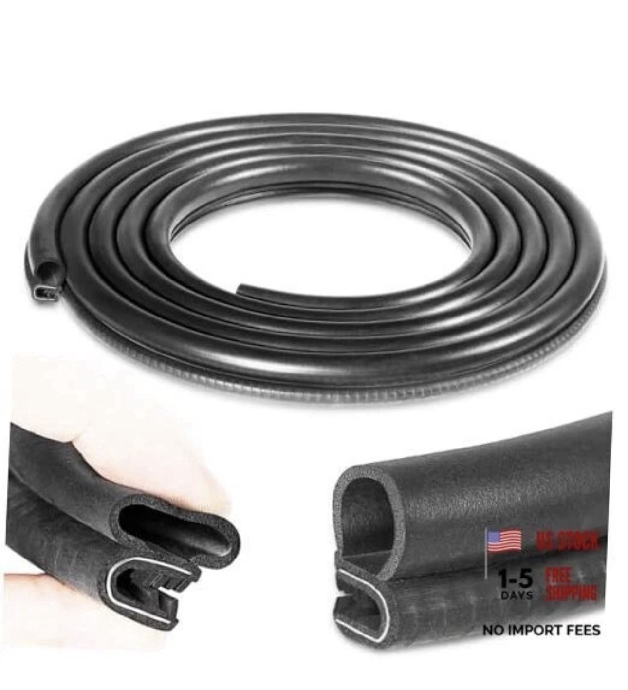 Door Rubber Weatherstrip Seal For 86-07 Peterbilt 359 370 377 379 380 NEW
