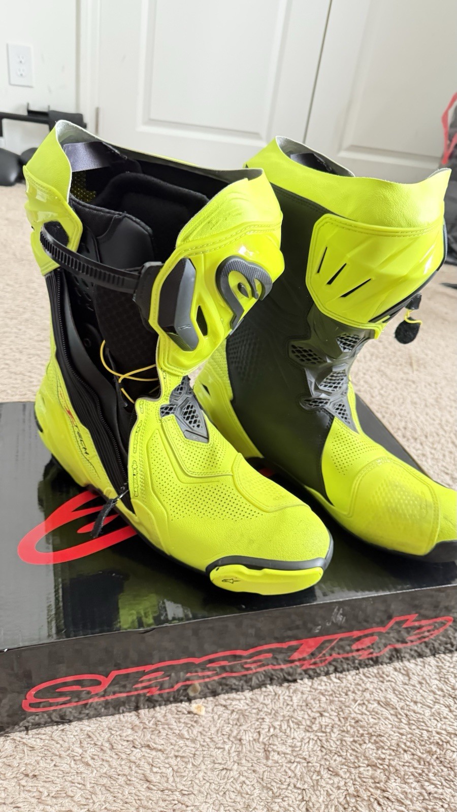 Alpinestars Supertech R Vented Boots Size 48/12.5