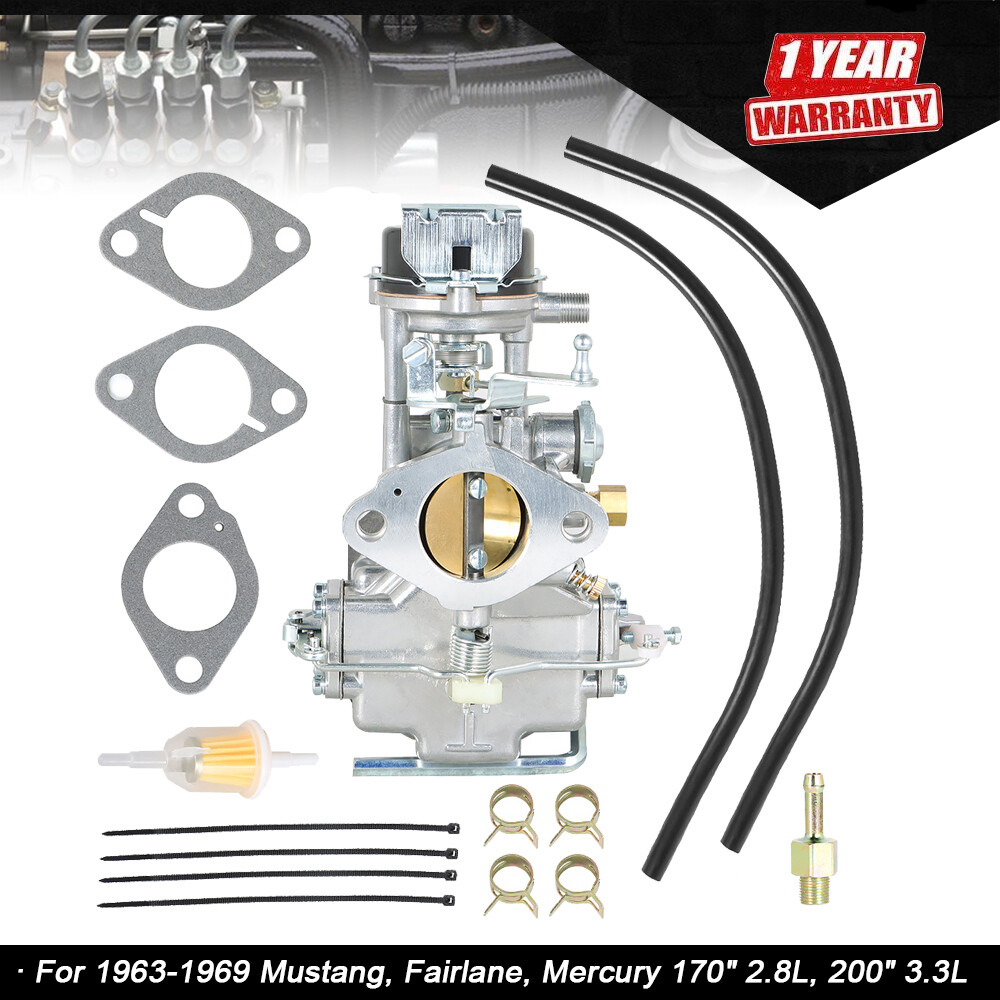 Autolite 1100 Carburetor For FORD Mustang Falcon 1963-1969 6 cyl 170 200 CID Eng