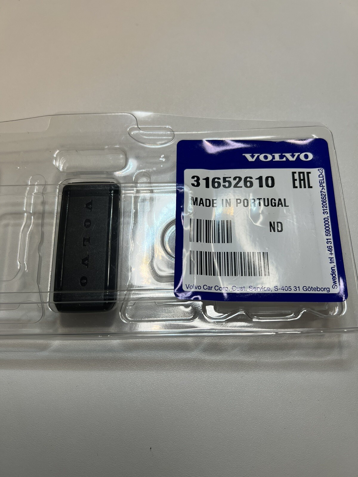 NEW OEM VOLVO KEYLESS ENTRY KEY FOB TAG SWIM KEY 32256983 31652610 31652531