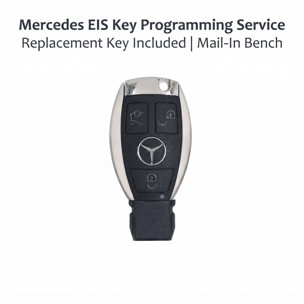 Mercedes EIS Key Programming Service Replacement Key Included | Mail-In Bench