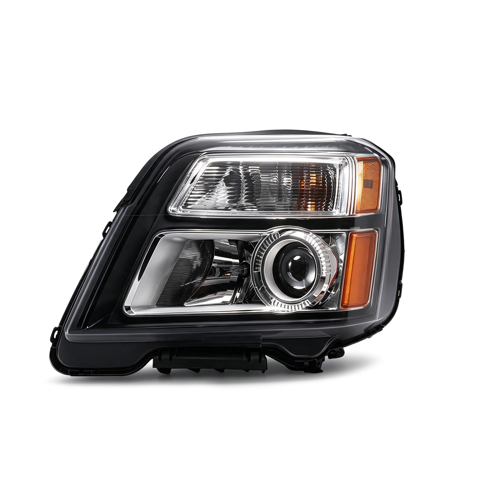 Fit For GMC Terrain Denali 2013 2014 2015 Headlight Black Bezel Driver Left Side