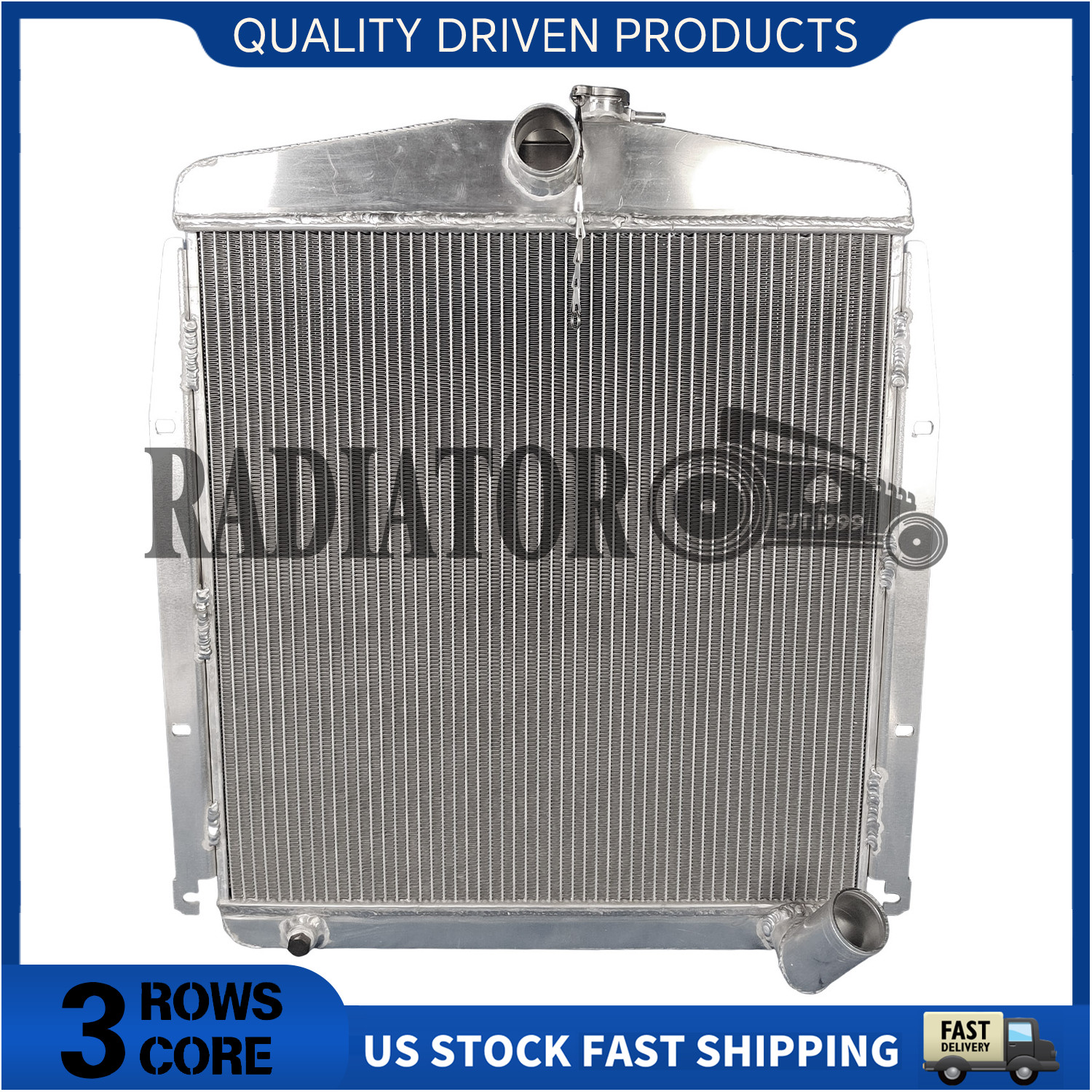 Radiator fits 1949-1954 Pontiac Catalina / Chieftan / Star Chief / Silver Streak