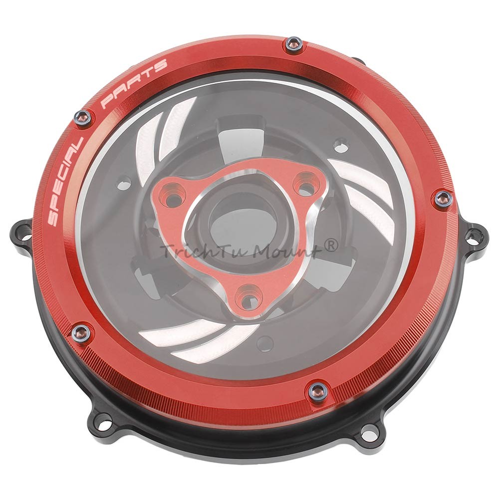 For DUCATI Multistrada V4 S CNC Racing Clear Clutch Cover Spring Retainer kits
