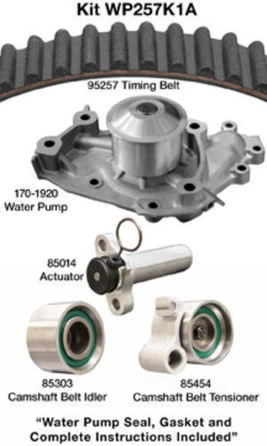 Engine Timing Belt Kit with Water Pump  And Belt Dayco WP257K1A