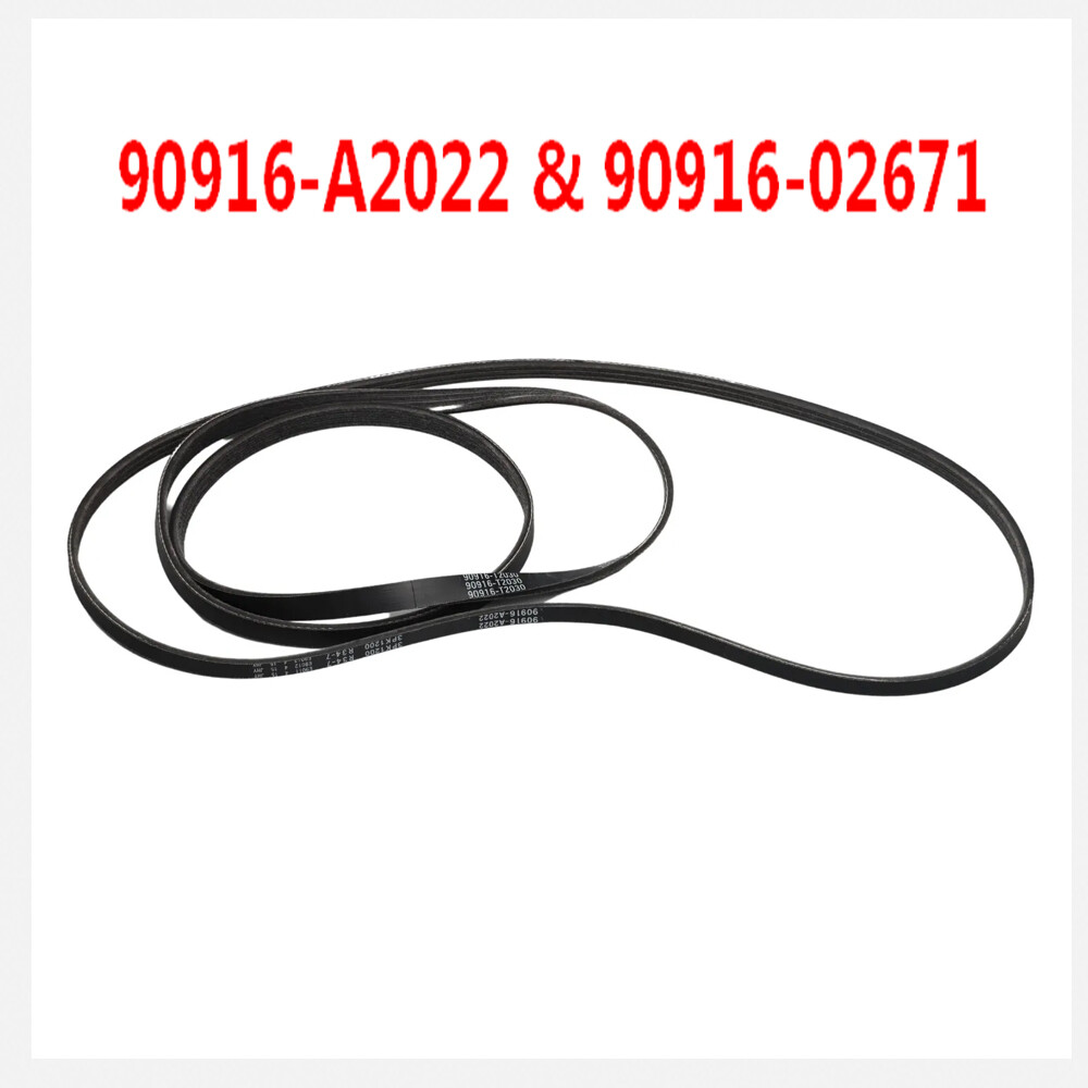 Two Serpentine Belt for 2010 2011 Toyota Camry 2.5L L4 90916-A2022 & 90916-02671