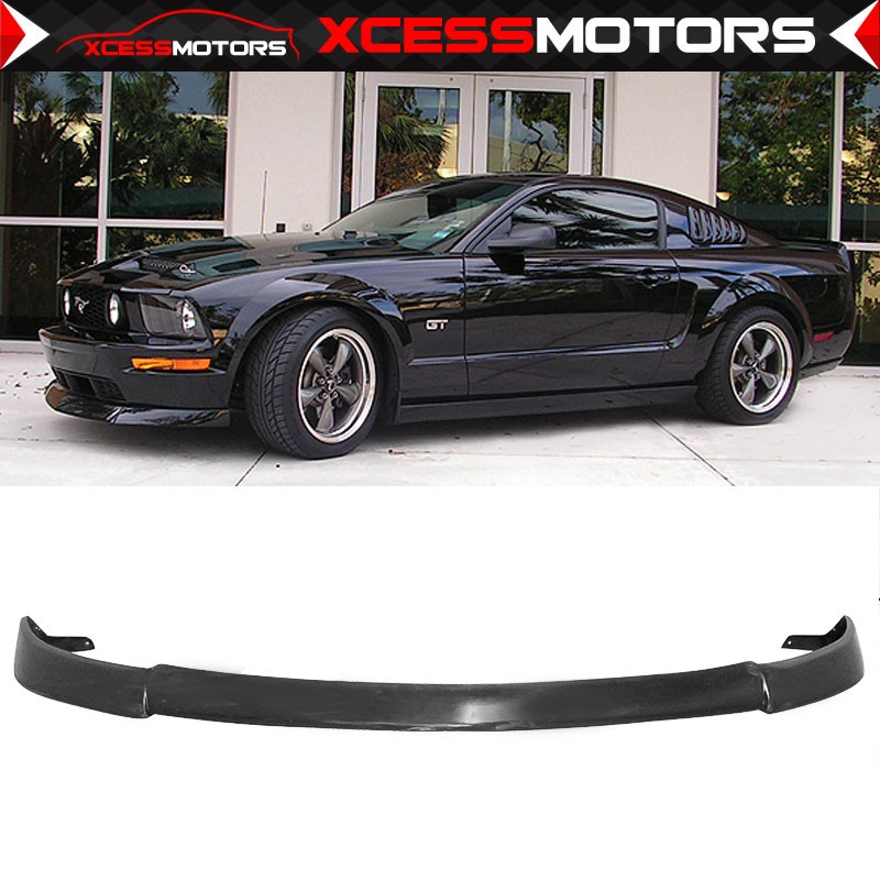 For 05-09 Ford Mustang Bullitt/ GT V8 CV2 Type Front Bumper Lip Lower Spoiler PU