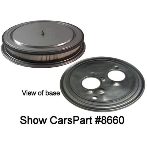 348 409 58 64 CHEVY 2X4 OPEN FACE AIR CLEANER RAW TOP EDELBROCK 5 1/8\ 348 409 58 64 CHEVY 2X4 OPEN FACE AIR CLEANER RAW TOP EDELBROCK 5 1/8\