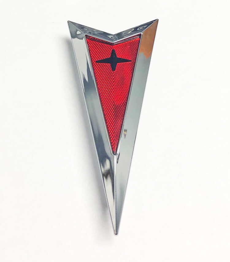 NEW 06-09 Pontiac Solstice Front Arrowhead Arrow Emblem GXP Badge REPRODUCTION