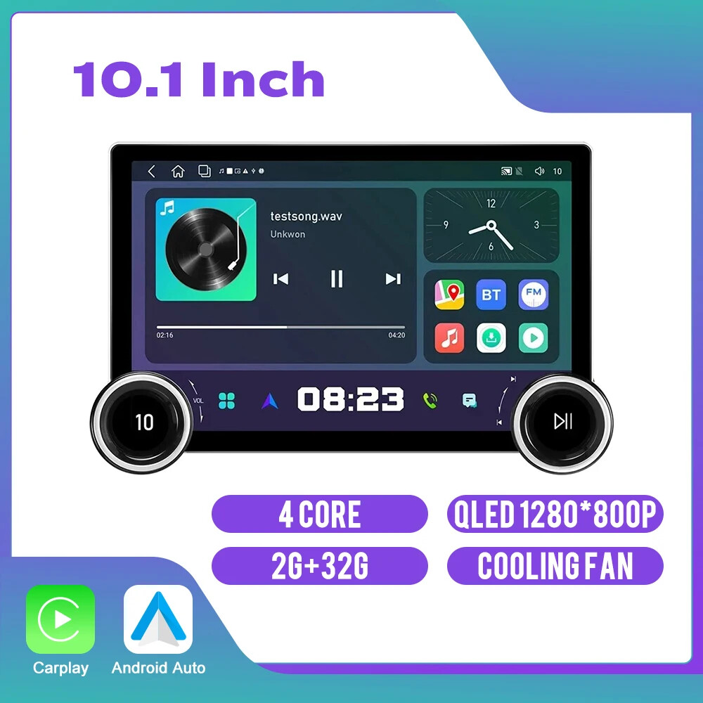 10.1/10.33/11.8 inch Screen Diamond 2K Android Car Radio 2Din Multimedia Player