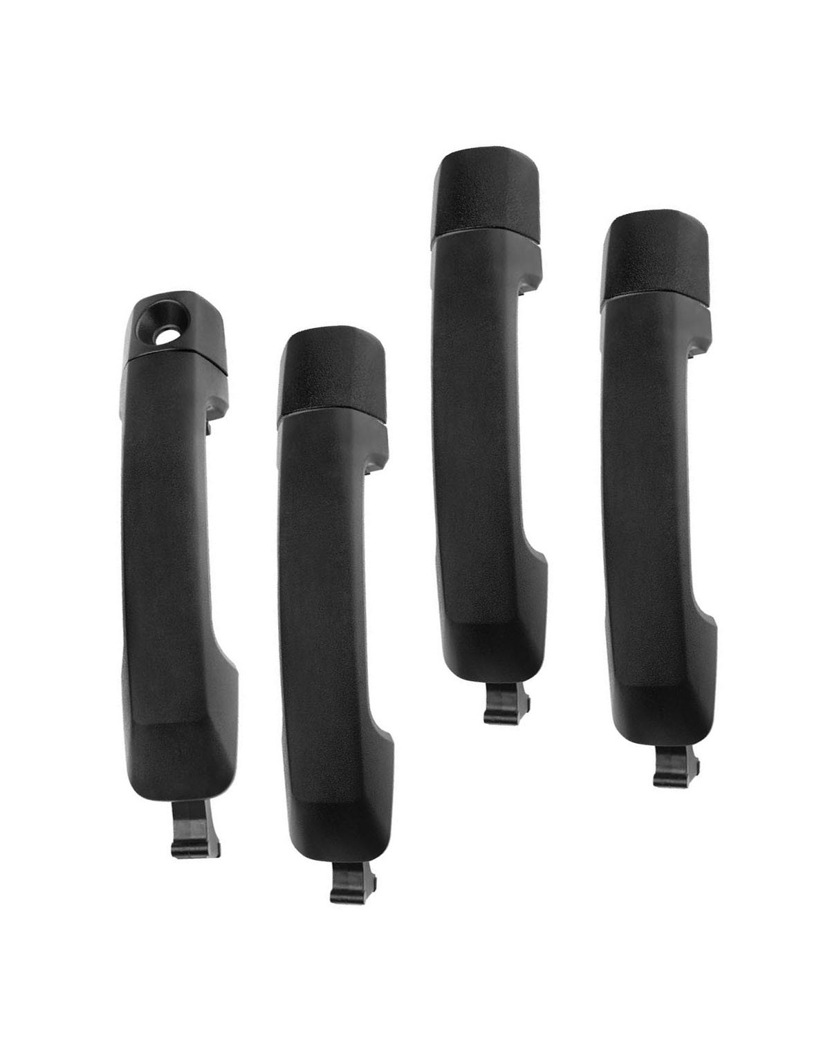 4X Exterior Door Handles Front Rear Left & Right For 07-21 Toyota Sequoia Tundra