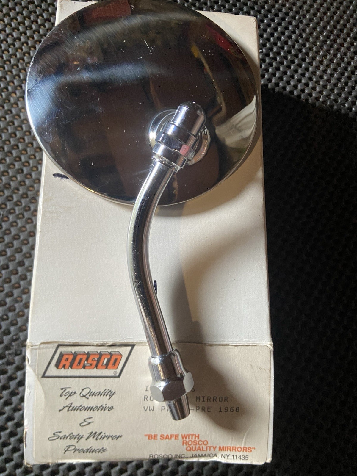 NOS ROSCO #105 Mirror Vintage VW Accessory Pre 1968 Early Production