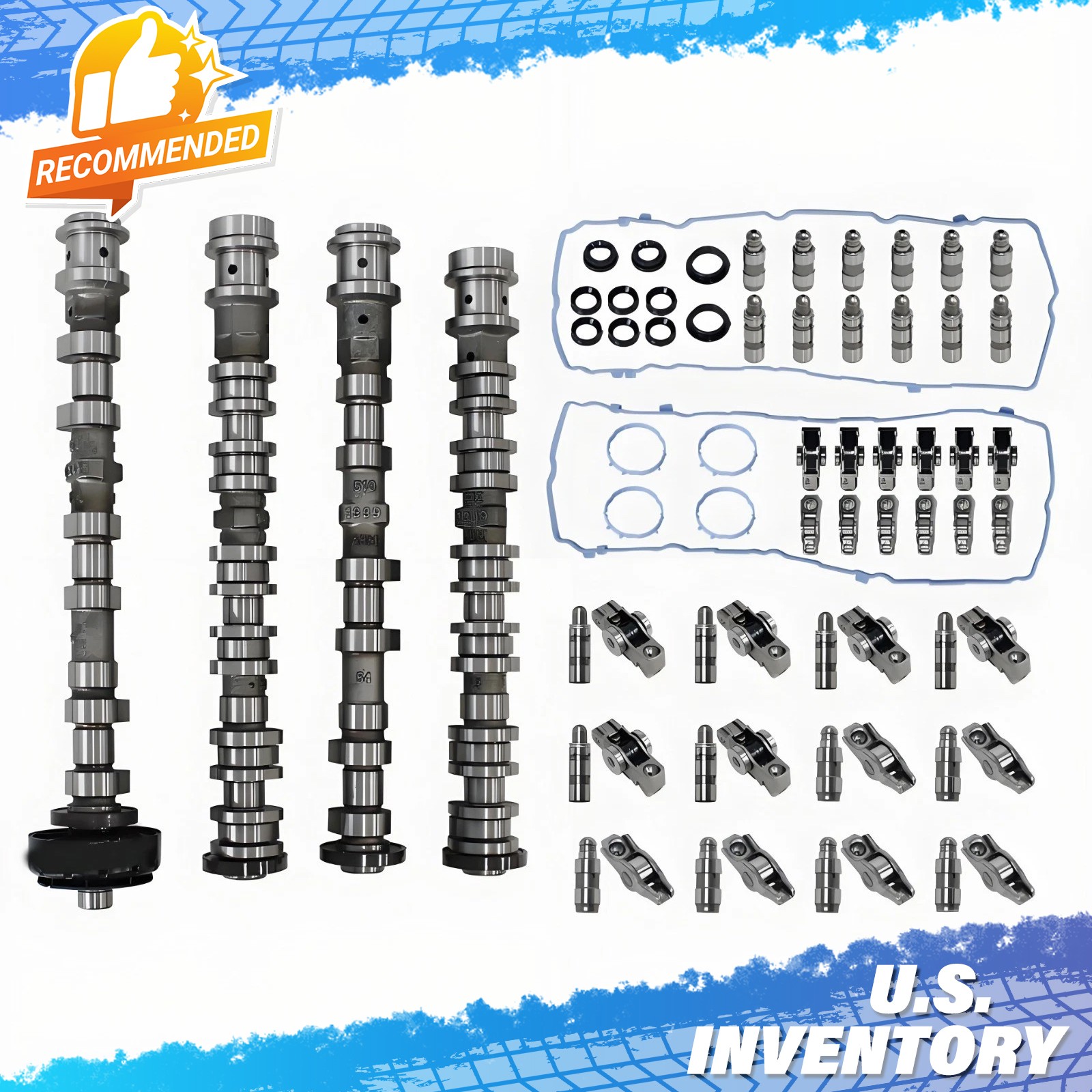 3.6L Camshaft Kit Rocker Arm Lifters For Jeep Dodge Chrysler Cherokee 2016-2024