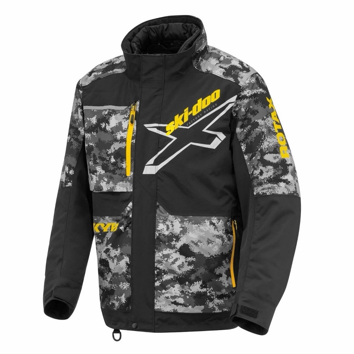 Ski-Doo Men\'s Exodus X-Team Edition Jacket Black with Graphics Mens Sz Medium