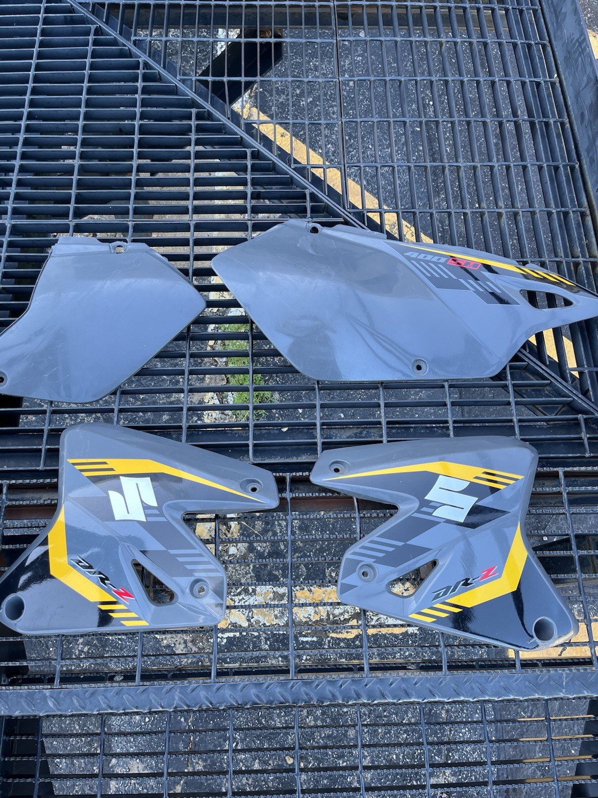 OEM 2016 Suzuki DRZ400SM DRZ 400 Plastics (shrouds  And Side Covers)