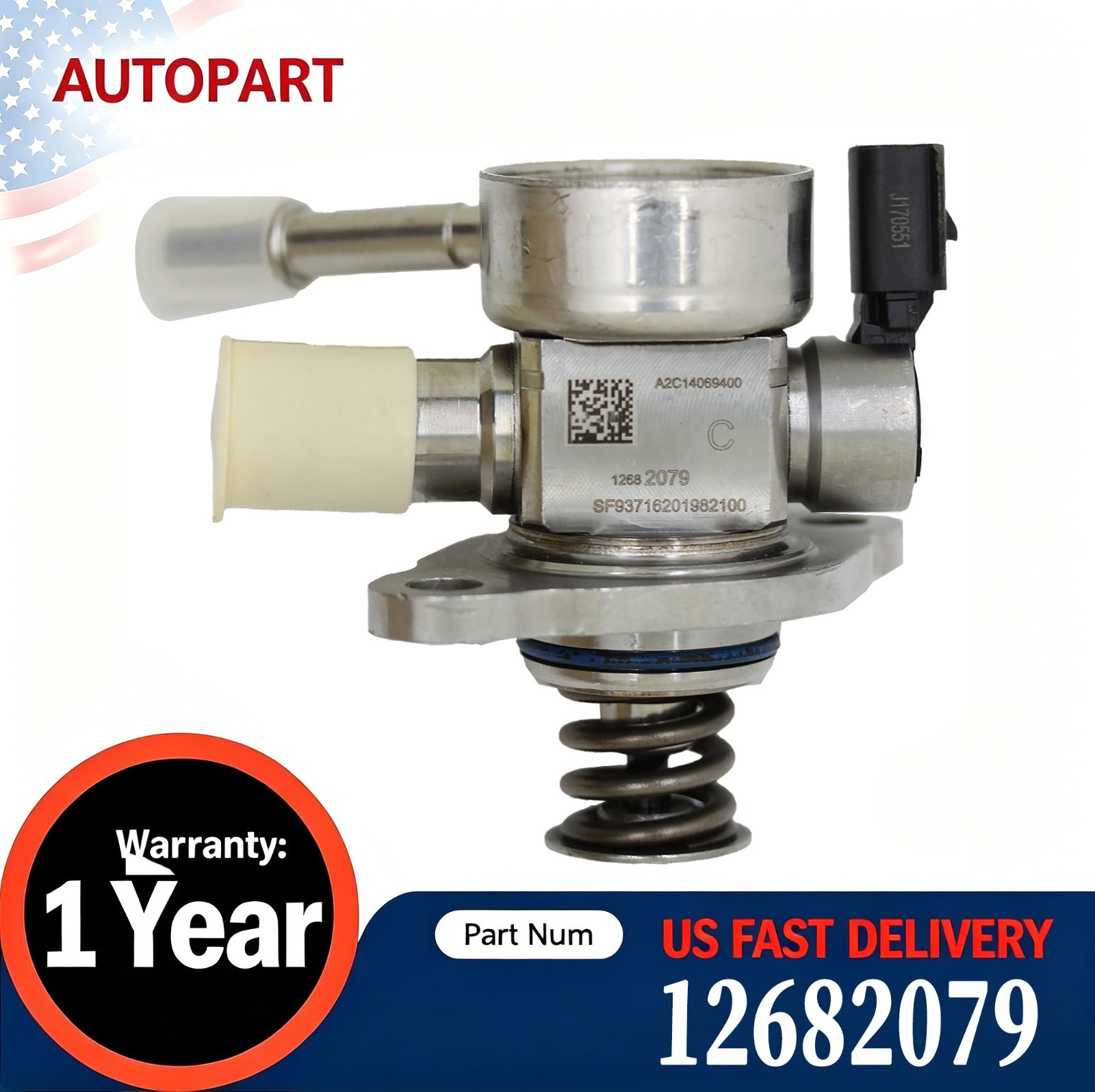 12682079 For Chevrolet Cruze Malibu Equinox Buick Encore High Pressure Fuel Pump