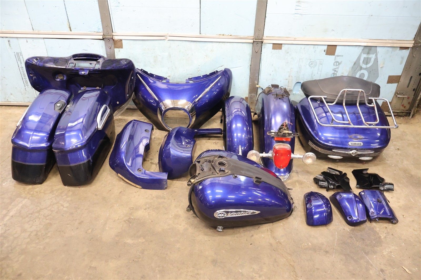 1999-2013 Yamaha Royal Star Venture XVZ1300 Tin Set Gas Tank Front Rear Fenders