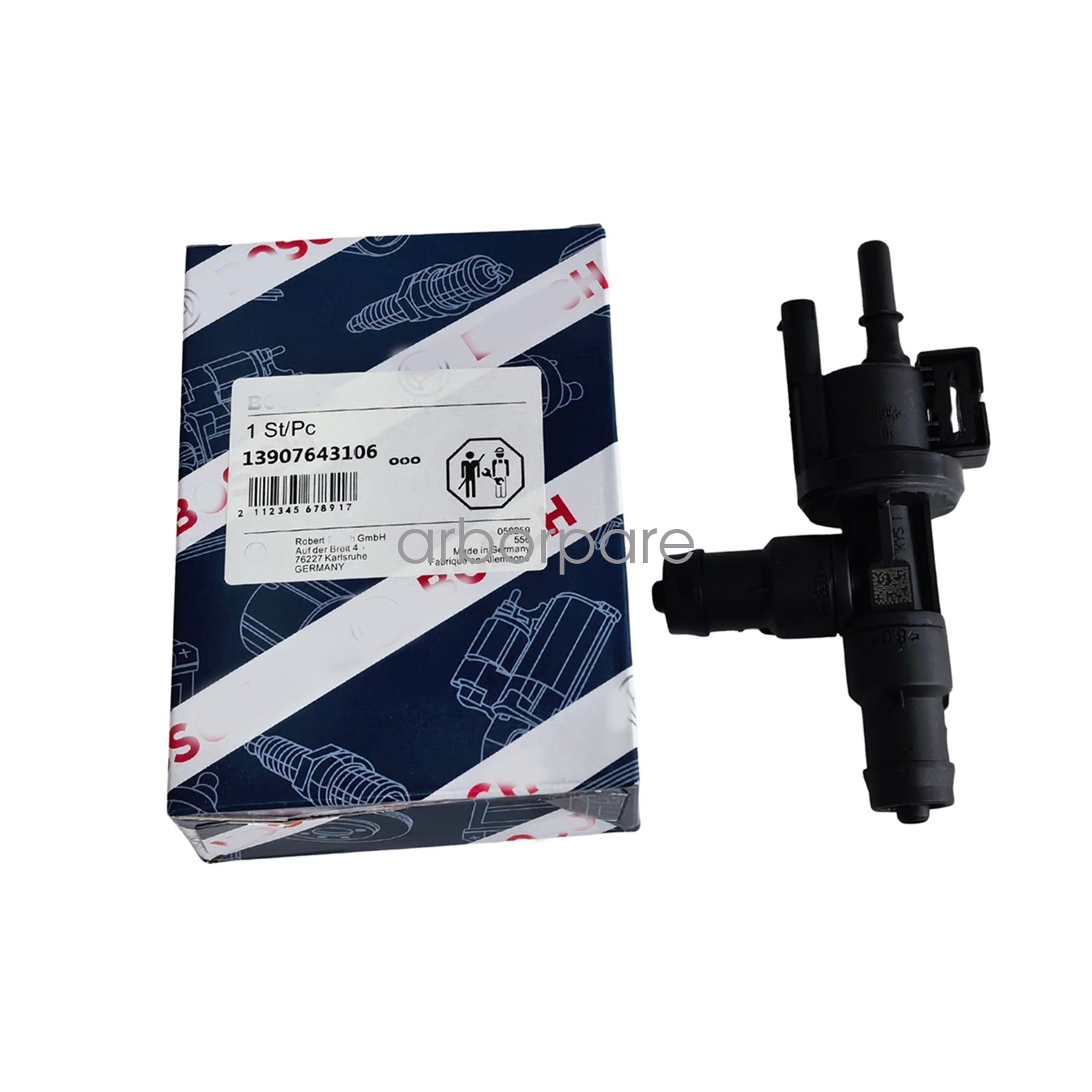 OEM 13907643106 For BWM 330i 440i X5 X6 2.0 3.0 Bosch Fuel Tank Breather Valve
