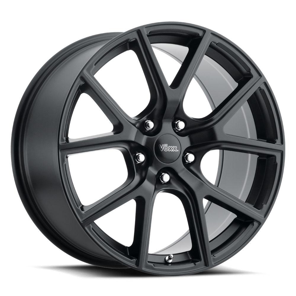REPLICA BY VOXX Track Hawk Rim 18X8 5X127 Offset 40 Matte Black (Quantity of 1)