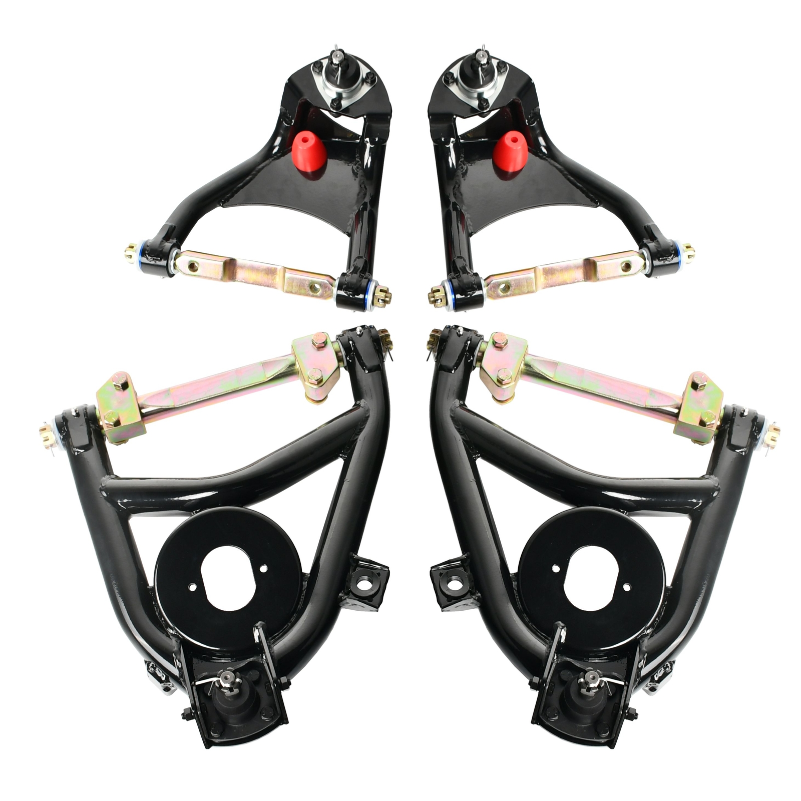 Upper & Lower Tubular Control Arms A-Arms for 1955-1957 Chevy Belair 210 150 Upper & Lower Tubular Control Arms A-Arms for 1955-1957 Chevy Belair 210 150