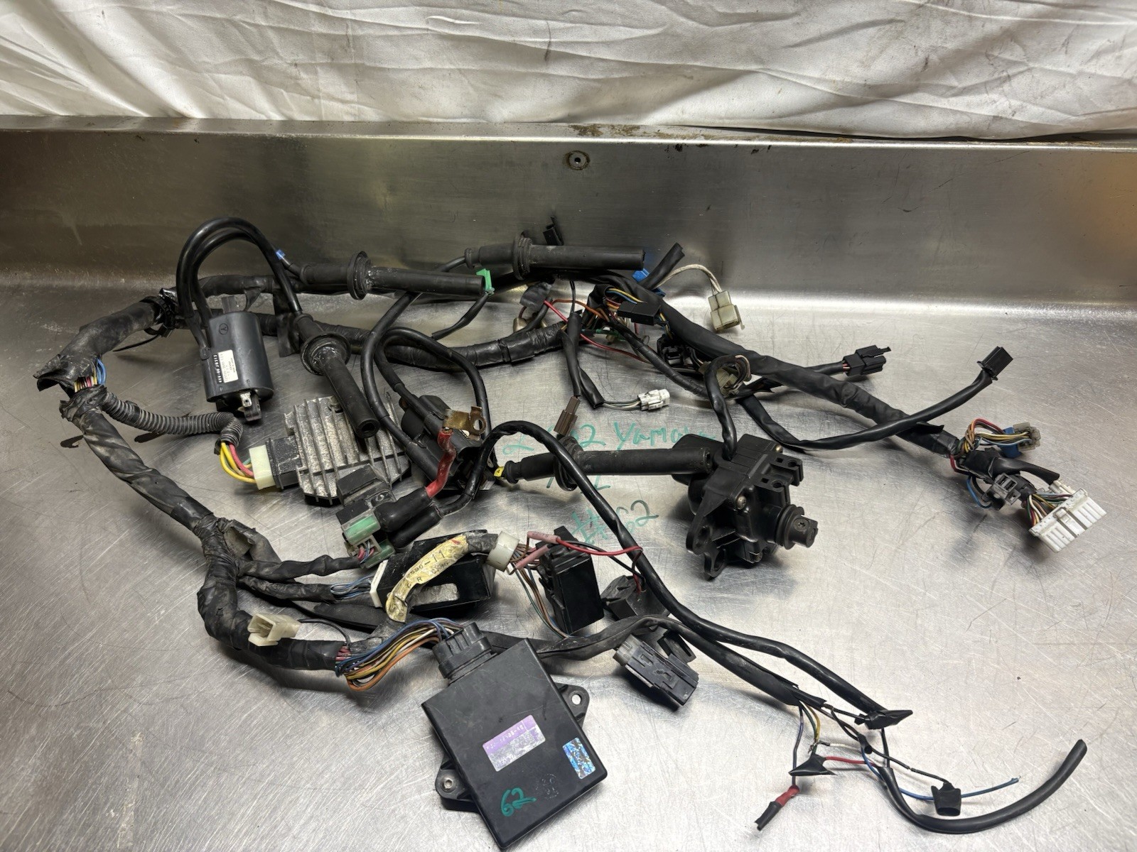 2000-2001 Yamaha R1 Wiring Harness COMPLETE WHOLE BIKE Wire Loom Plug And Play