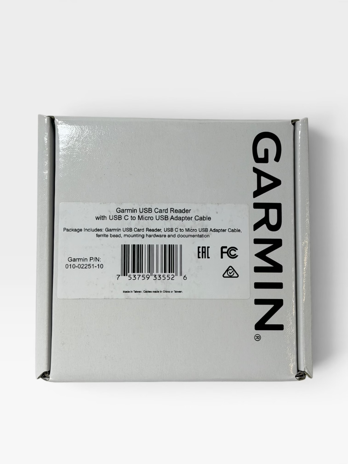 Garmin 010-02251-10 USB Card Reader w/USB-C to Micro-USB Adapter Cable *NEW*